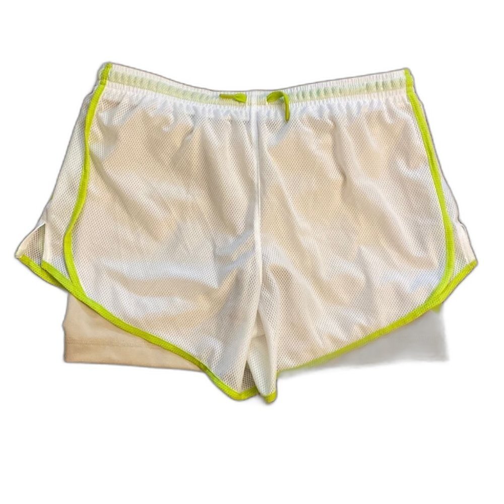Nike Dri Fit Shorts White Girl Size XL
